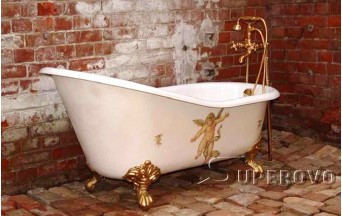 Ремонт и реставрация чугунной ванны 1,5м  в Барановичах